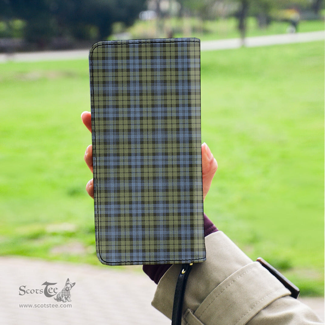 Scottish Campbell Faded Clan Tartan Clutch Purse