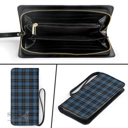 Scottish Clergy Blue Clan Tartan Clutch Purse