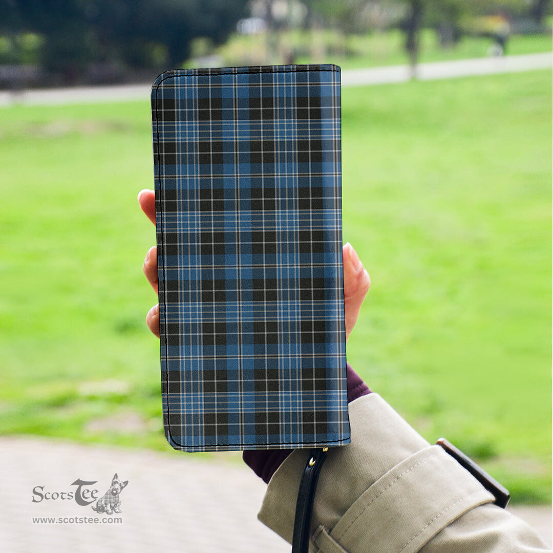 Scottish Clergy Blue Clan Tartan Clutch Purse