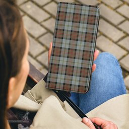 Scottish MacLeod of Harris Weathered Clan Tartan Clutch Purse