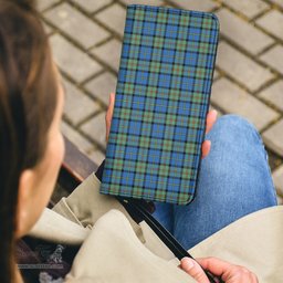 Scottish MacLeod of Harris Ancient Clan Tartan Clutch Purse