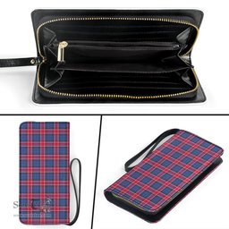 Scottish Graham of Menteith Red Clan Tartan Clutch Purse