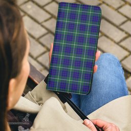 Scottish Hamilton Hunting Modern Clan Tartan Clutch Purse