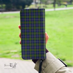 Scottish MacLeod of Harris Modern Clan Tartan Clutch Purse