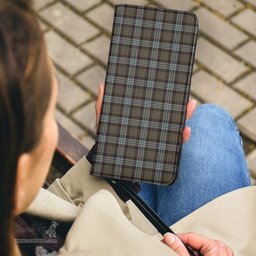 Scottish Stewart Old Weathered Clan Tartan Clutch Purse