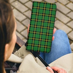 Scottish Wallace Hunting Green Clan Tartan Clutch Purse