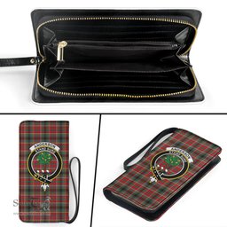 Scottish Anderson of Arbrake Clan Crest Tartan Clutch Purse