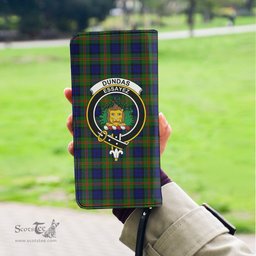 Scottish Dundas Modern 02 Clan Crest Tartan Clutch Purse