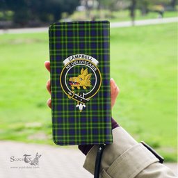 Scottish Campbell of Breadalbane Modern Clan Crest Tartan Clutch Purse