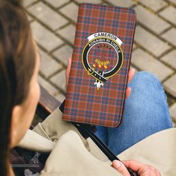 Scottish Cameron of Lochiel Ancient Clan Crest Tartan Clutch Purse