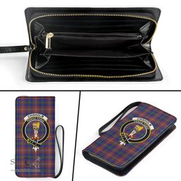 Scottish Chisholm Hunting Modern Clan Crest Tartan Clutch Purse
