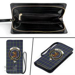Scottish Baird Modern Clan Crest Tartan Clutch Purse