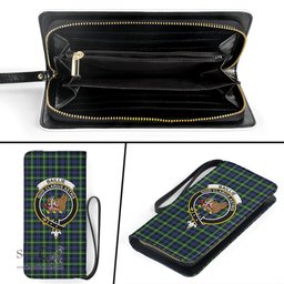 Scottish Baillie Modern Clan Crest Tartan Clutch Purse