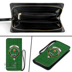 Scottish Don _Tribe of Mar Clan Crest Tartan Clutch Purse