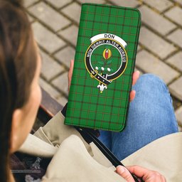 Scottish Don _Tribe of Mar Clan Crest Tartan Clutch Purse