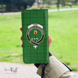 Scottish Don _Tribe of Mar Clan Crest Tartan Clutch Purse
