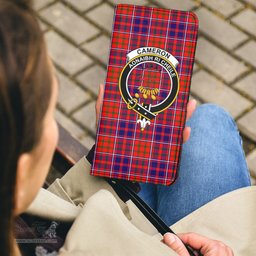 Scottish Cameron of Lochiel Modern Clan Crest Tartan Clutch Purse