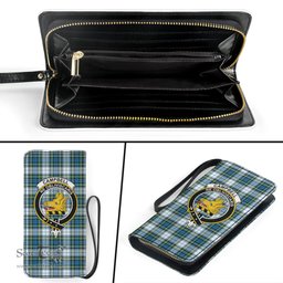 Scottish Campbell Dress Ancient Clan Crest Tartan Clutch Purse