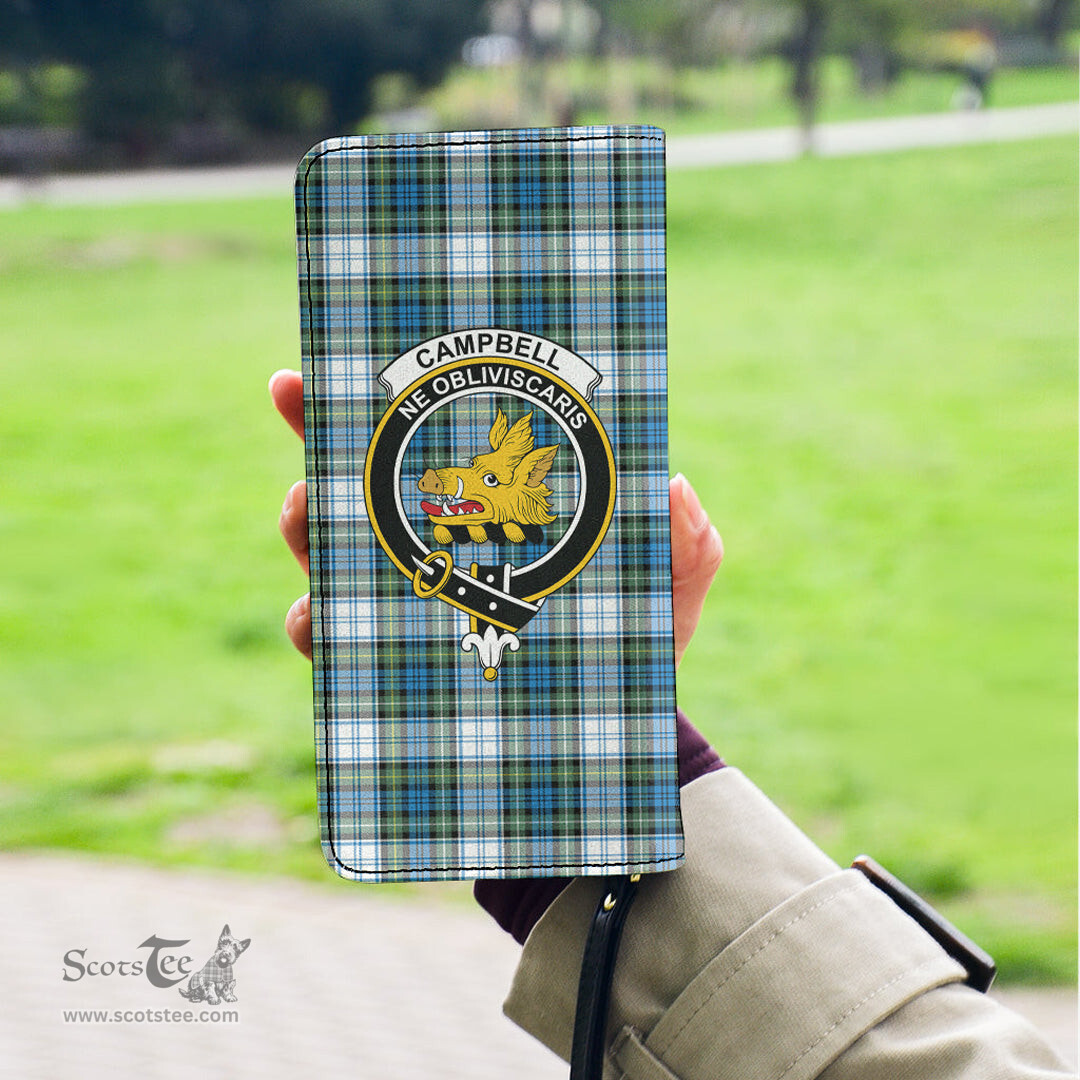 Scottish Campbell Dress Ancient Clan Crest Tartan Clutch Purse