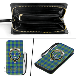 Scottish Barclay Hunting Ancient Clan Crest Tartan Clutch Purse