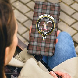Scottish MacRae Hunting Weathered Clan Crest Tartan Clutch Purse
