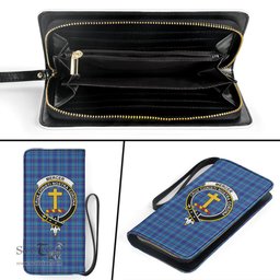 Scottish Mercer Modern Clan Crest Tartan Clutch Purse
