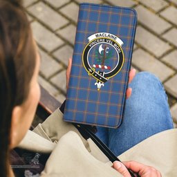 Scottish MacLaine of Loch Buie Hunting Ancient Clan Crest Tartan Clutch Purse