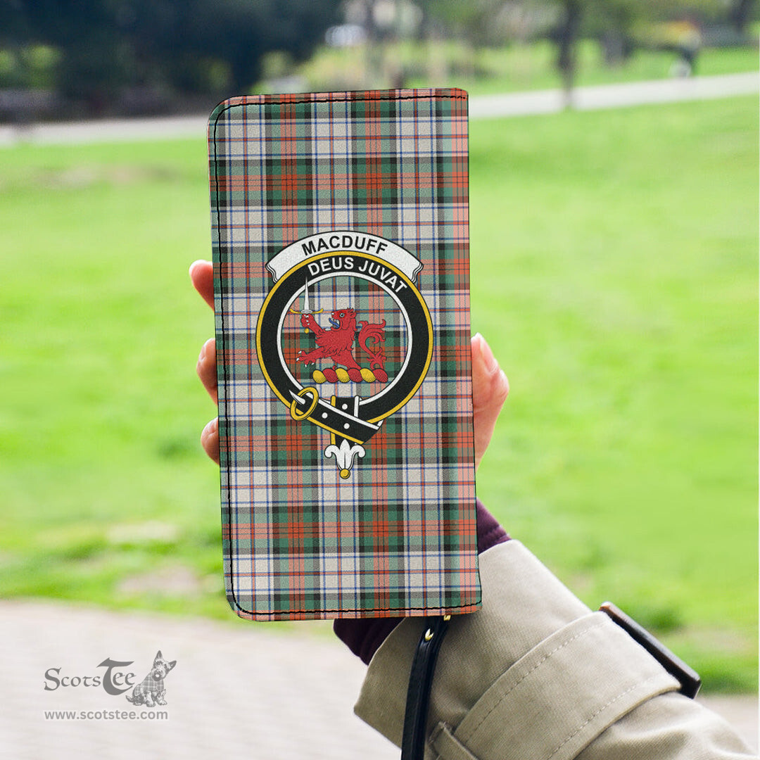 Scottish MacDuff Dress Ancient Clan Crest Tartan Clutch Purse