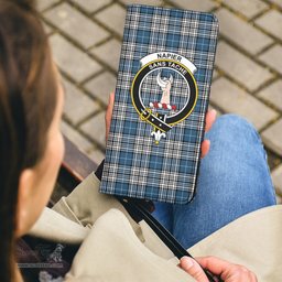 Scottish Napier Modern Clan Crest Tartan Clutch Purse