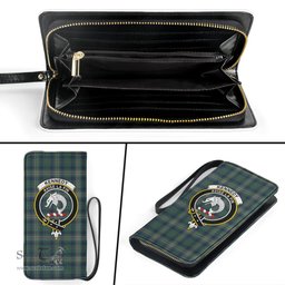 Scottish Kennedy Modern Clan Crest Tartan Clutch Purse