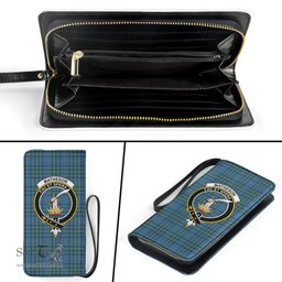 Scottish Matheson Hunting Ancient Clan Crest Tartan Clutch Purse