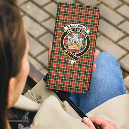 Scottish MacLachlan Hunting Modern Clan Crest Tartan Clutch Purse