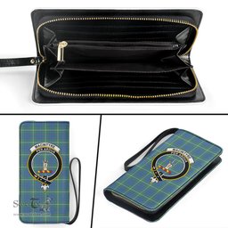 Scottish MacIntyre Hunting Ancient Clan Crest Tartan Clutch Purse