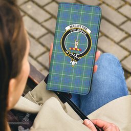 Scottish MacIntyre Hunting Ancient Clan Crest Tartan Clutch Purse