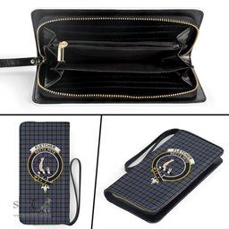 Scottish Fletcher Modern Clan Crest Tartan Clutch Purse