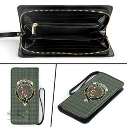 Scottish MacKinnon Hunting Ancient Clan Crest Tartan Clutch Purse