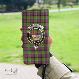 Scottish MacDonald of Clanranald Clan Crest Tartan Clutch Purse