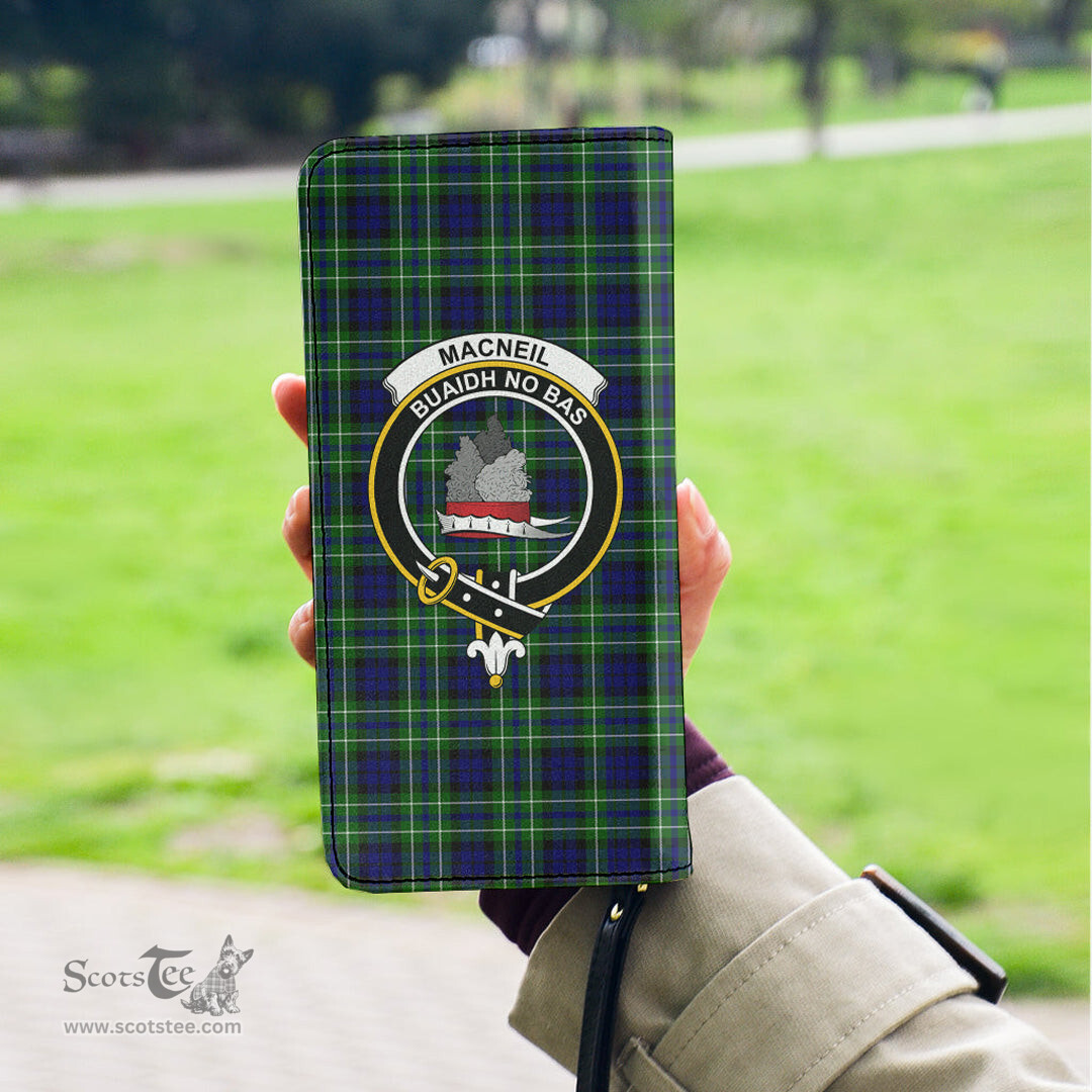 Scottish MacNeil of Colonsay Modern Clan Crest Tartan Clutch Purse