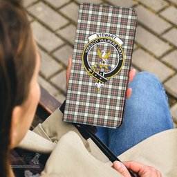 Scottish Stewart Dress Ancient Clan Crest Tartan Clutch Purse