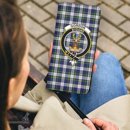 Scottish Gordon Dress Modern Clan Crest Tartan Clutch Purse