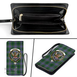 Scottish Wishart Hunting Modern Clan Crest Tartan Clutch Purse