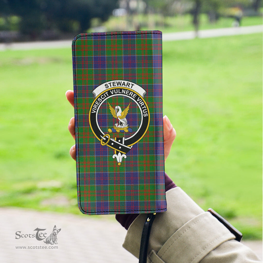 Scottish Stewart of Appin Hunting Modern Clan Crest Tartan Clutch Purse