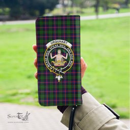 Scottish Urquhart Modern Clan Crest Tartan Clutch Purse