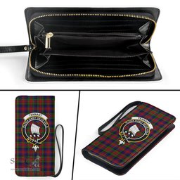 Scottish Tennant Clan Crest Tartan Clutch Purse