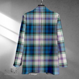 ScotsTee Shop Baird Dress Dance (Baines Dress Dance) Clan Crest Casual Tartan Flat Lapel Collar Blazer Tartan Blazer Cotton