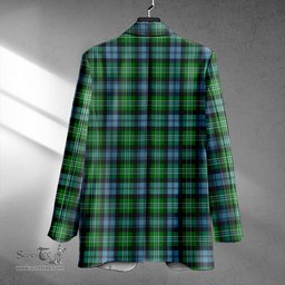 ScotsTee Shop Arbuthnot Ancient Clan Crest Casual Tartan Flat Lapel Collar Blazer Tartan Blazer Cotton