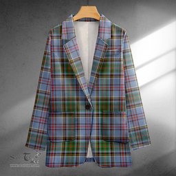 ScotsTee Shop Anderson Old Ancient Clan Crest Casual Tartan Flat Lapel Collar Blazer Tartan Blazer Cotton