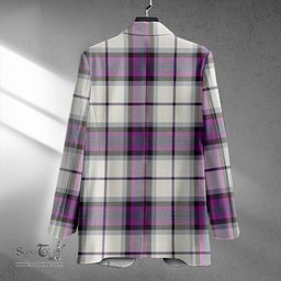 ScotsTee Shop Alexander of Menstry Dress Weathered Clan Crest Casual Tartan Flat Lapel Collar Blazer Tartan Blazer Cotton