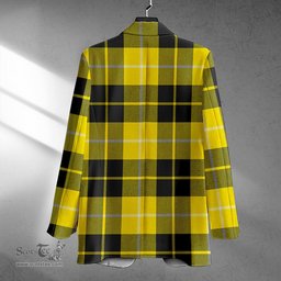 ScotsTee Shop Barclay Dress Modern Clan Crest Casual Tartan Flat Lapel Collar Blazer Tartan Blazer Cotton