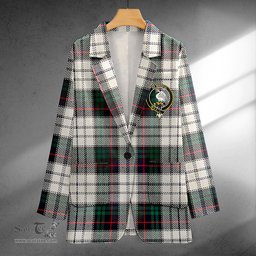 ScotsTee Shop Campbell of Cawdor Dress Modern 2 Clan Crest Casual Tartan Flat Lapel Collar Blazer Tartan Blazer Cotton